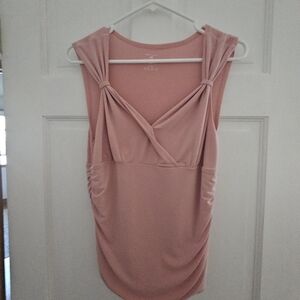 Pink Sleeveless Top